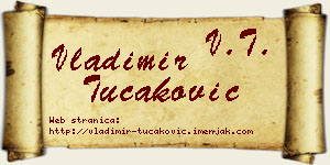 Vladimir Tucaković vizit kartica